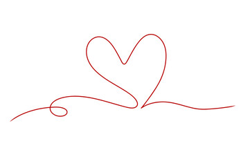 Heart, love, romance or Valentine's Day Heart isolated on white background. Love icon. Valentine's Day sign or symbol. Vector illustration red heart love symbol