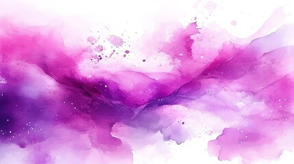 Obraz premium A contemporary digital art backdrop with a minimalist approach, depicting a dreamy abstract watercolor landscape in pastel pink and hazy tones