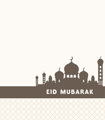 Eid Mubarak Islamic design background