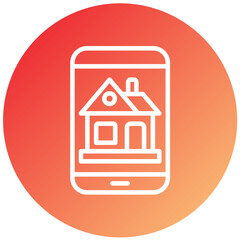 Vector Design House App Icon Style