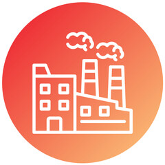 Fototapeta premium Vector Design Factory Icon Style