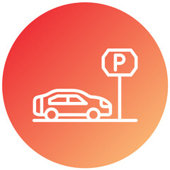 Vector Design Parking Icon Style