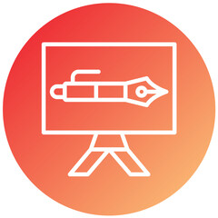 Vector Design Pen Icon Style
