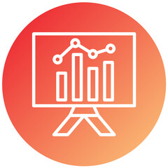 Vector Design Bar Chart Icon Style