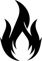 Flame Icons – Fire Symbol Silhouettes for Design and Branding