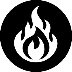 Flame Icons – Fire Symbol Silhouettes for Design and Branding