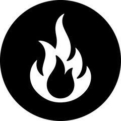 Flame Icons – Fire Symbol Silhouettes for Design and Branding