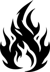 Flame Icons – Fire Symbol Silhouettes for Design and Branding