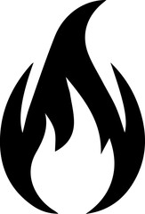 Flame Icons – Fire Symbol Silhouettes for Design and Branding