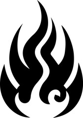 Flame Icons – Fire Symbol Silhouettes for Design and Branding