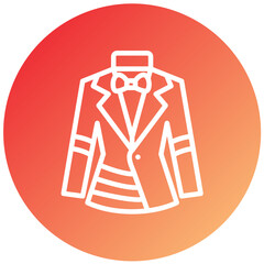 Vector Design Wedding Men Suit Icon Style