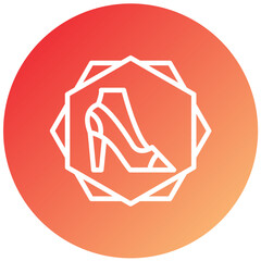 Vector Design High Heels Icon Style