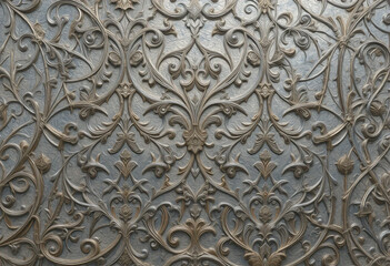 Obraz premium Metal background. Pattern for wallpapers, covers, wall decorations. Oil paint