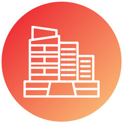Vector Design Building Icon Style