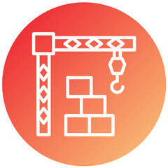 Vector Design Crane Icon Style