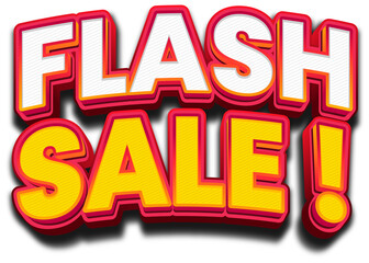 Flash Sale Graphic Text Design