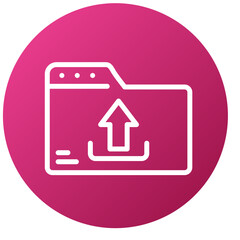 Fototapeta premium Vector Design Upload Icon Style