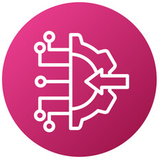 Vector Design Integration Icon Style