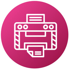 Vector Design Printer Icon Style