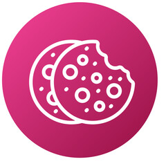Vector Design Cookie Icon Style