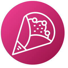 Vector Design Crepe Icon Style