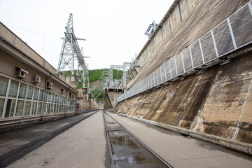Zeyskaya hydroelectric power station.