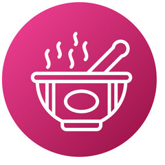 Vector Design Soup Icon Style