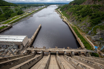 Zeyskaya hydroelectric power station.