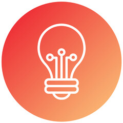 Vector Design Smart Bulb Icon Style