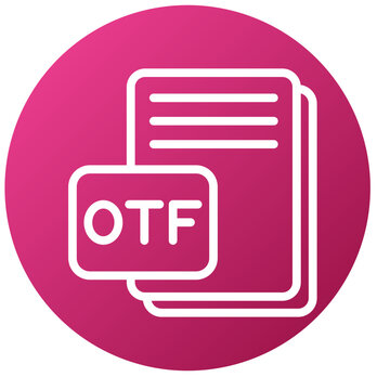 Vector Design OTF Icon Style