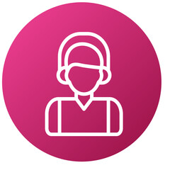 Vector Design Customer Icon Style