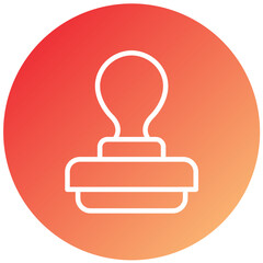 Vector Design Stamp Icon Style