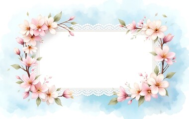 Obraz premium Flower background image, flower template, plant natural season banner texture