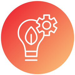 Eco Innovation Vector Design Icon Style