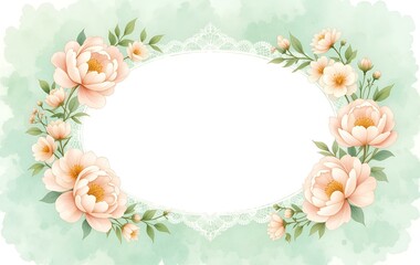 Fototapeta premium Flower background image, template, plant nature banner texture