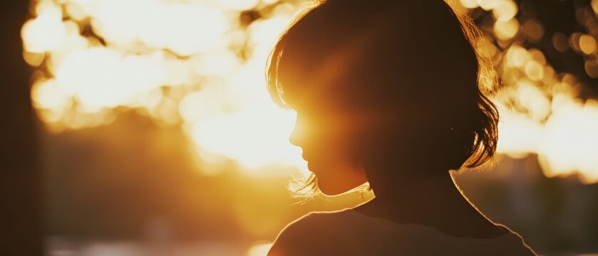 Warm dreamy vintage film look with soft diffused overexposure halation golden-hour glow