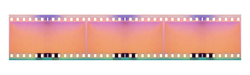 Abstract Film Strip Design Displaying Stars and Gradient Background