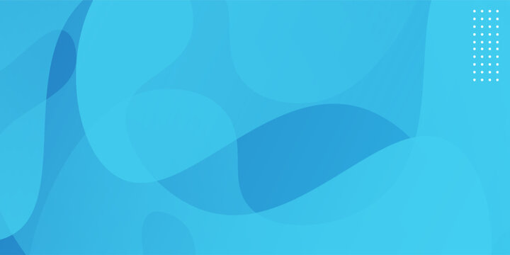 Creative minimal geometric curve shape with blue background. modern eps10