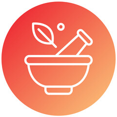 Vector Design Mortar Icon Style