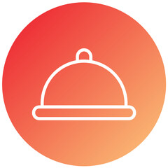 Vector Design Platter Icon Style