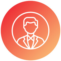 Vector Design Profile Icon Style