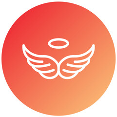 Vector Design Angel Icon Style