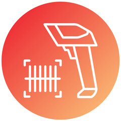 Vector Design Barcode Scanner Icon Style