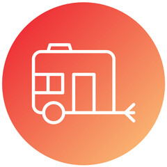 Vector Design Caravan Icon Style