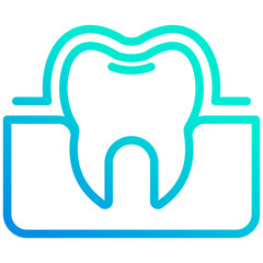 Enamel Teeth Icon
