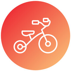 Vector Design Tricycle Icon Style