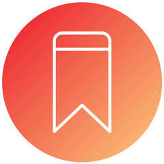 Vector Design Bookmark Icon Style