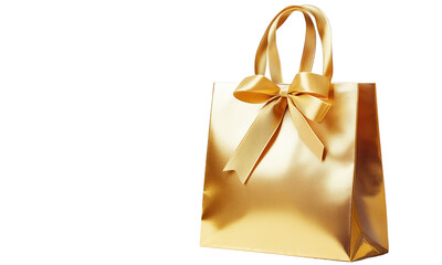gold gift bag