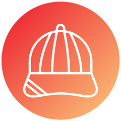 Vector Design Cap Icon Style