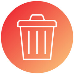 Vector Design Trash Can Icon Style